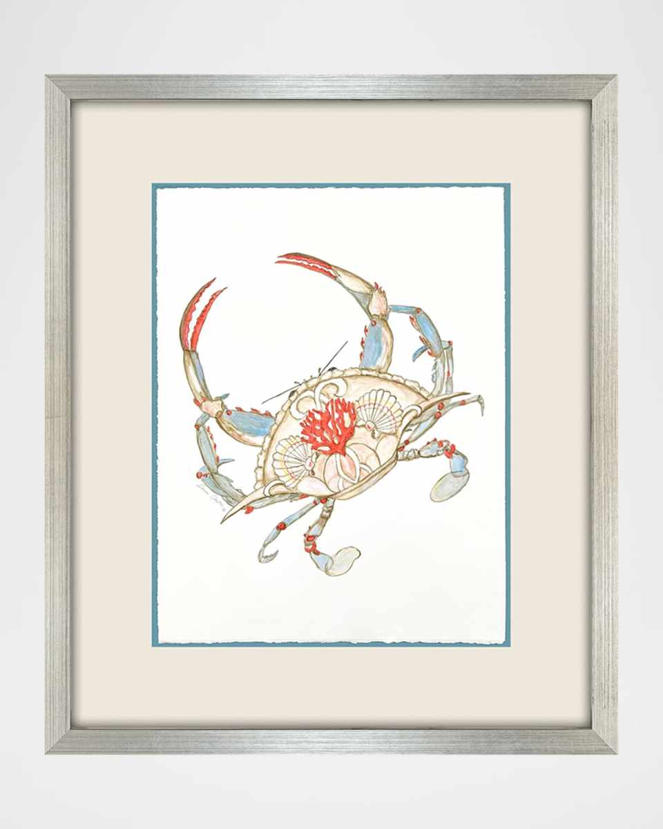 "Crab Celebration II" Framed Giclee